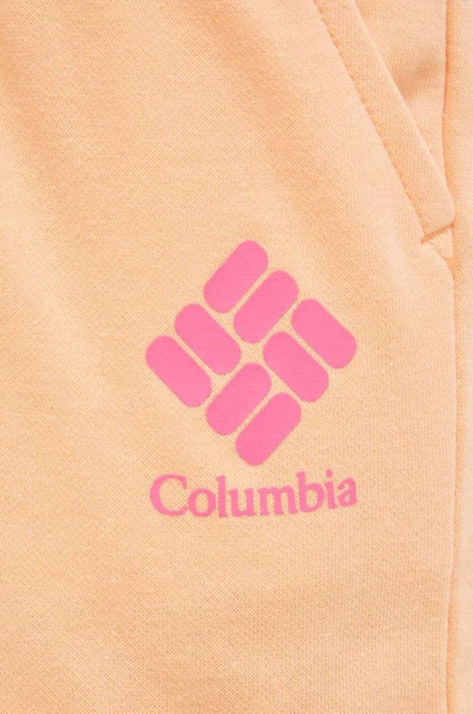 Шорти Columbia жіночі колір помаранчевий однотонні висока посадка фото 4