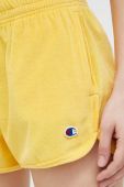 Шорти Champion жіночі колір жовтий однотонні висока посадка (3198166)