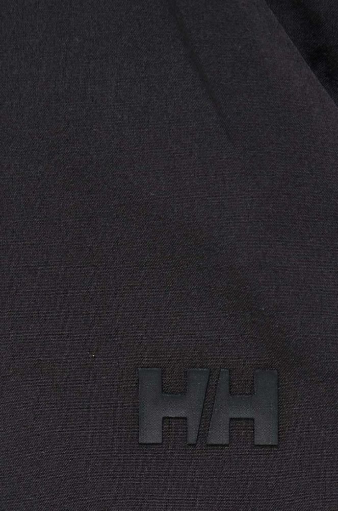 Шорти outdoor Helly Hansen Thalia 2.0 колір чорний однотонні висока посадка фото 4