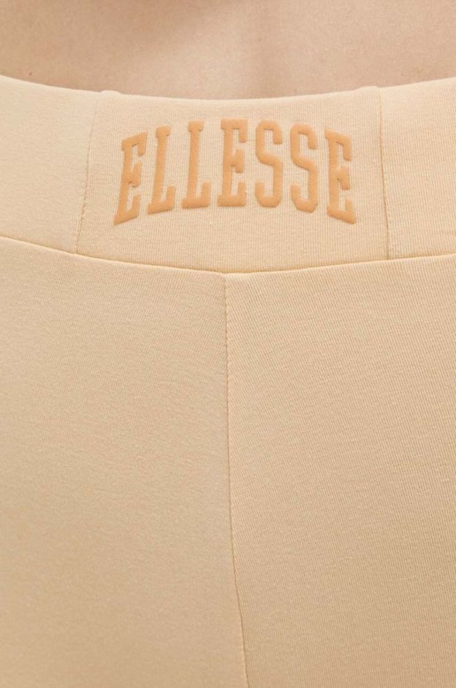 Шорти Ellesse жіночі колір бежевий однотонні середня посадка (3188855) фото 4