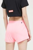 Шорти LaBellaMafia жіночі колір рожевий з аплікацією висока посадка