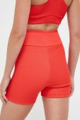 Шорти для тренувань LaBellaMafia Flame колір червоний однотонні висока посадка