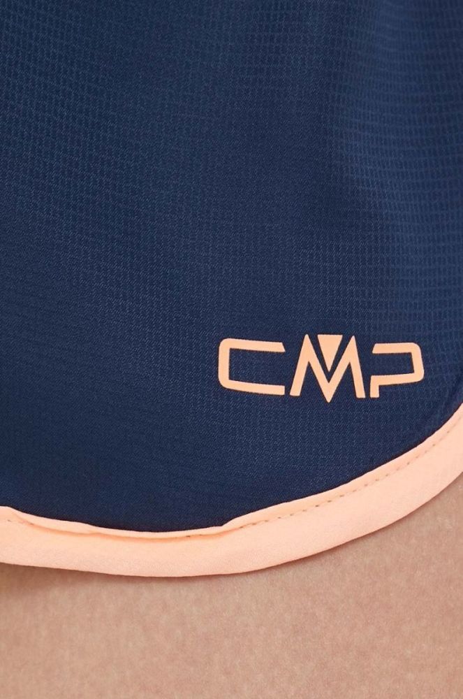 Спортивні шорти CMP Unlimitech жіночі колір синій з принтом середня посадка фото 5