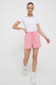 Шорти 4F жіночі колір рожевий однотонні висока посадка (3210631)