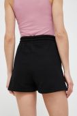 Шорти 4F жіночі колір чорний однотонні висока посадка