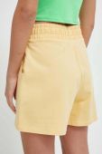 Шорти 4F жіночі колір жовтий однотонні висока посадка
