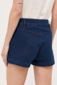 Шорти Morgan жіночі колір синій однотонні середня посадка