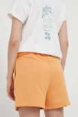 Шорти Femi Stories жіночі колір помаранчевий однотонні середня посадка