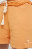 Шорти Femi Stories жіночі колір помаранчевий однотонні середня посадка