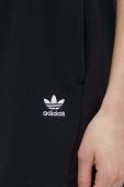 Шорти adidas Originals жіночі колір чорний однотонні висока посадка IA6451-black