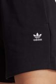 Шорти adidas Originals жіночі колір чорний однотонні висока посадка IA6451-black