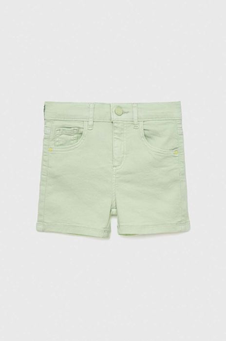 Дитячі шорти Guess колір бірюзовий однотонні (2962237)