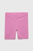 Дитячі шорти Guess колір фіолетовий однотонні (2883245)
