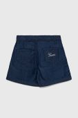 Дитячі шорти Guess колір синій однотонні
