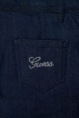 Дитячі шорти Guess колір синій однотонні