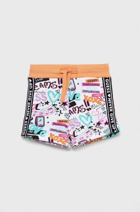 Дитячі шорти Guess візерунок регульована талія колір барвистий