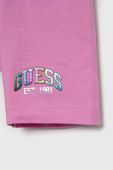 Дитячі шорти Guess колір фіолетовий однотонні (2911806)