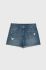 Дитячі джинсові шорти Pepe Jeans однотонні колір блакитний