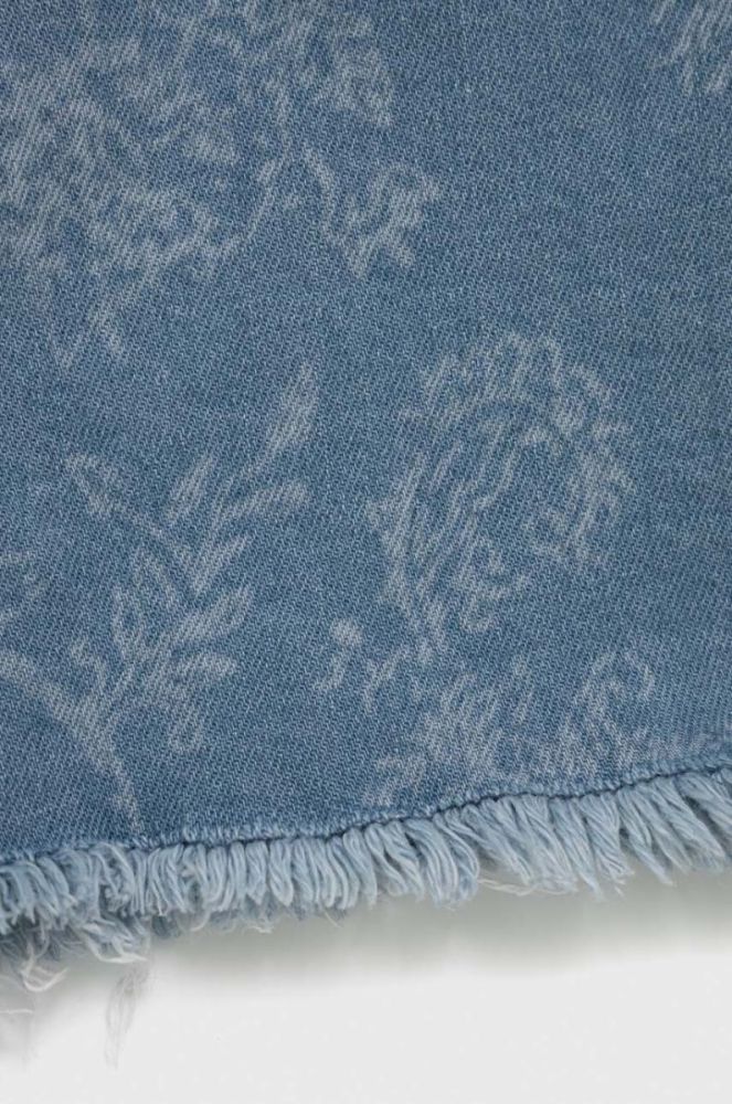Дитячі джинсові шорти Pepe Jeans візерунок регульована талія колір блакитний фото 3