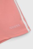 Дитячі шорти Guess колір рожевий з аплікацією регульована талія (3004587)