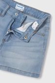 Дитячі джинсові шорти Mayoral однотонні колір блакитний (2962284)