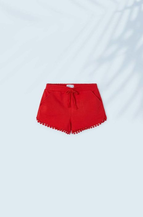 Дитячі шорти Mayoral колір червоний однотонні (2962325)