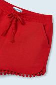 Дитячі шорти Mayoral колір червоний однотонні (2962325)