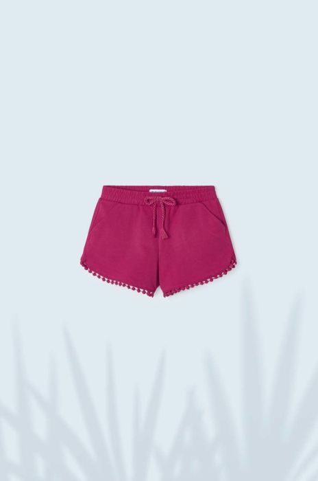 Дитячі шорти Mayoral колір червоний однотонні (2962276)