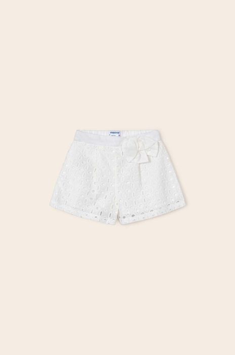 Дитячі шорти Mayoral колір білий однотонні (2980527)