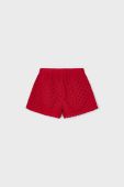 Дитячі шорти Mayoral колір червоний однотонні (2980534)