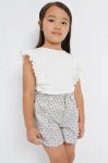 Дитячі бавовняні шорти Mayoral колір бежевий візерунок