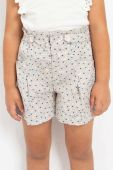 Дитячі бавовняні шорти Mayoral колір бежевий візерунок
