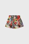 Дитячі шорти Mayoral колір помаранчевий візерунок