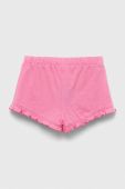 Дитячі шорти United Colors of Benetton колір рожевий однотонні (3234418)
