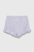 Дитячі шорти United Colors of Benetton колір фіолетовий однотонні (3234408)