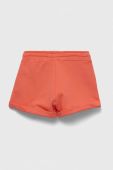 Дитячі бавовняні шорти United Colors of Benetton колір помаранчевий однотонні регульована талія (3234426)