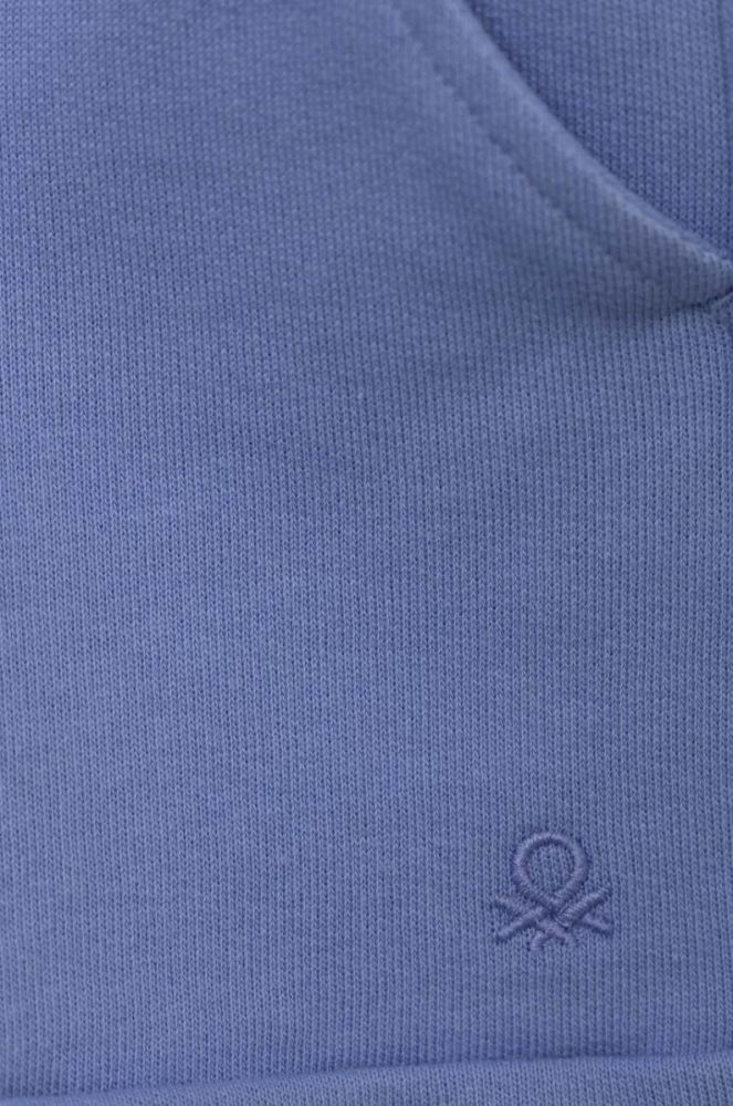 Дитячі бавовняні шорти United Colors of Benetton колір фіолетовий однотонні регульована талія (3234433) фото 3