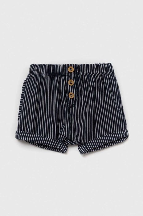 Шорти для немовлят United Colors of Benetton колір синій візерунок