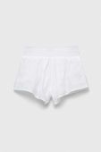 Дитячі бавовняні шорти United Colors of Benetton колір білий однотонні (3289050)