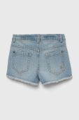 Дитячі джинсові шорти United Colors of Benetton однотонні регульована талія колір блакитний (3283000)