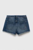 Дитячі джинсові шорти United Colors of Benetton однотонні регульована талія колір блакитний (3282998)
