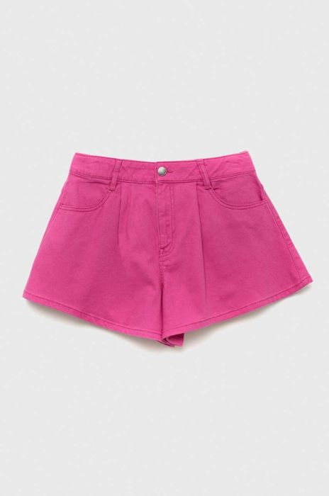 Дитячі шорти United Colors of Benetton колір рожевий однотонні (3234500)