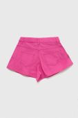 Дитячі шорти United Colors of Benetton колір рожевий однотонні (3234500)