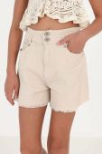 Дитячі джинсові шорти Mayoral колір бежевий однотонні (3046316)