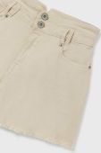 Дитячі джинсові шорти Mayoral колір бежевий однотонні (3046316)