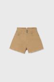 Дитячі джинсові шорти Mayoral колір бежевий однотонні (3046310)
