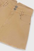 Дитячі джинсові шорти Mayoral колір бежевий однотонні (3046310)