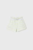 Дитячі шорти Mayoral колір жовтий візерунок регульована талія