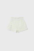 Дитячі шорти Mayoral колір жовтий візерунок регульована талія