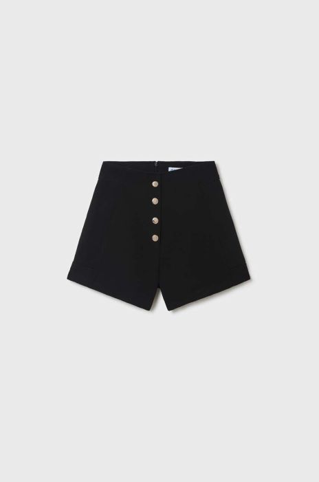 Дитячі шорти Mayoral колір чорний однотонні (2948669)